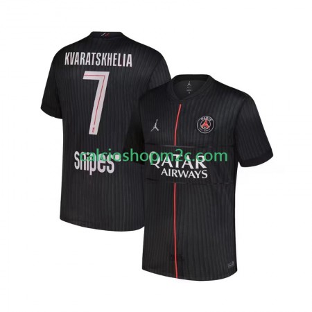 Paris Saint Germain Khvicha Kvaratskhelia 7 Maglia Quarta 2025/2026 Manica Corta